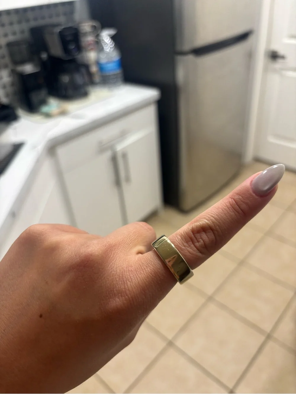 Oura Ring, Gold, Series 4 Size 8 $175